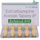 Zefretol 800 Tablet 10's, Pack of 10 TABLETS