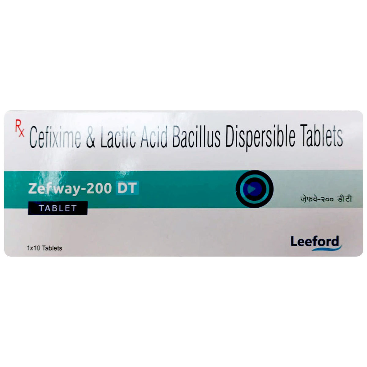Zefway-200 DT Tablet 10's, Pack of 10 Zefway-200 DT Tablet 10's, Pack of 10