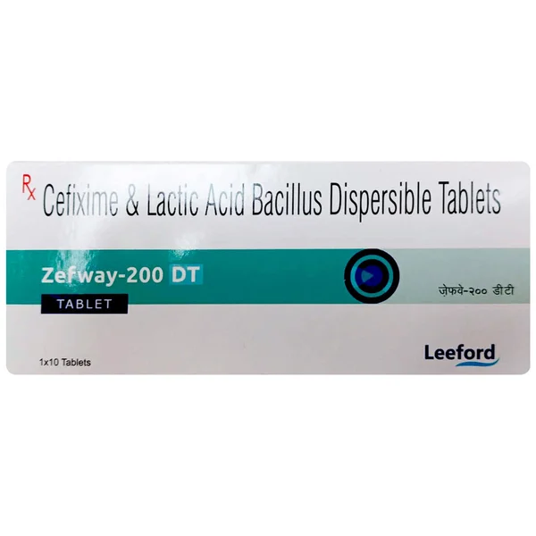 Zefway-200 DT Tablet 10's, Pack of 10