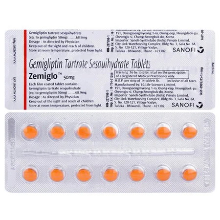 Zemiglo 50 mg Tablet 14's