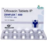 Zenflox 400 Tablet 10's, Pack of 10 TABLETS