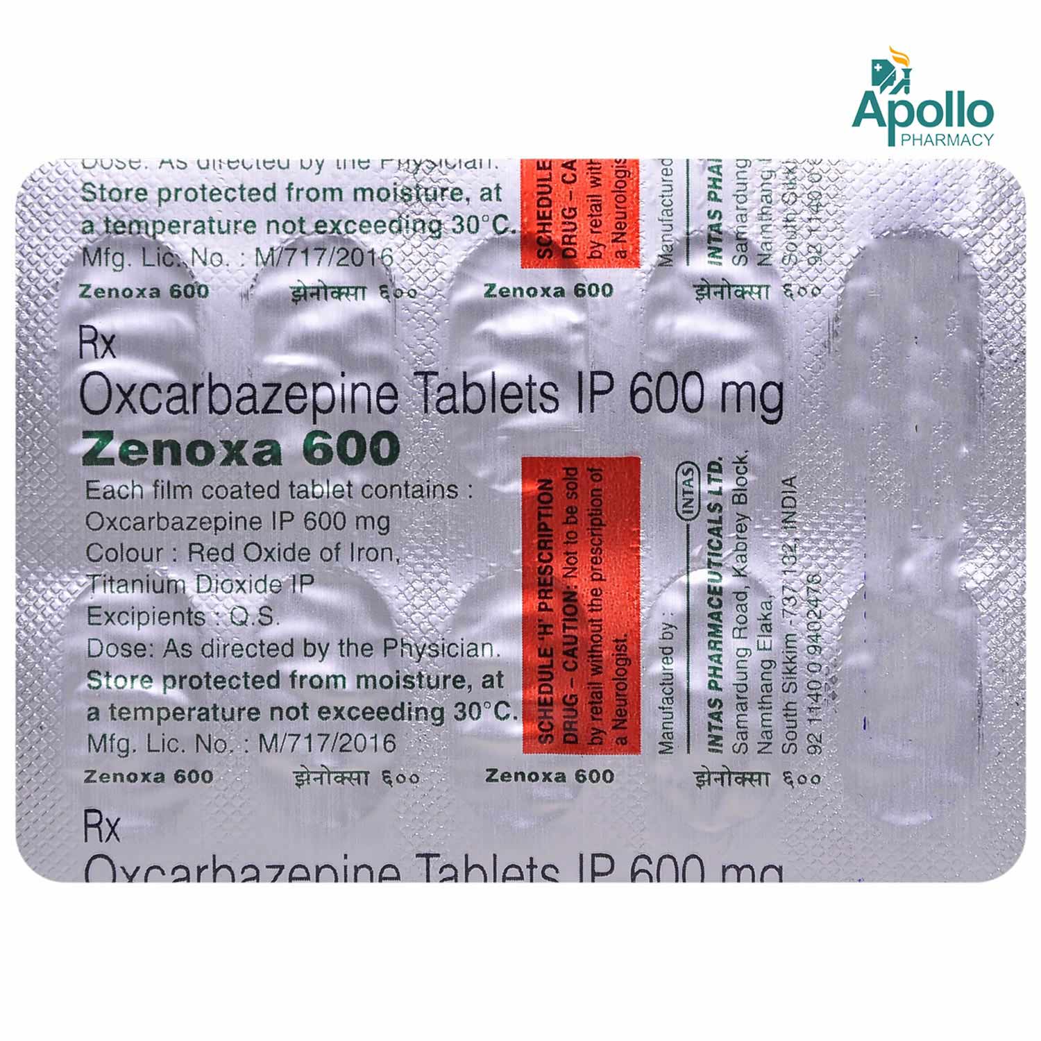 Zenoxa 600 Tablet 10's, Pack of 10 TABLETS Zenoxa 600 Tablet 10's, Pack of 10 TABLETS