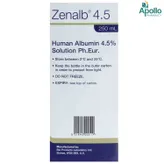 Zenalb Human Albumin Injection  4.5% 250ml, Pack of 1