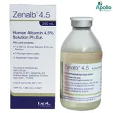Zenalb Human Albumin Injection  4.5% 250ml, Pack of 1