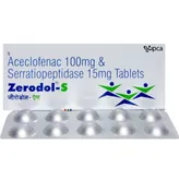 Zerodol S Tablet 10's, Pack of 10 TABLETS