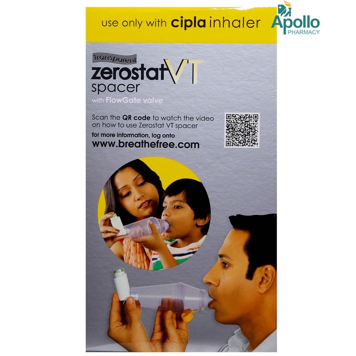 Zerostat VT Spacer With FlowGate Valve Price, Uses, Side Effects