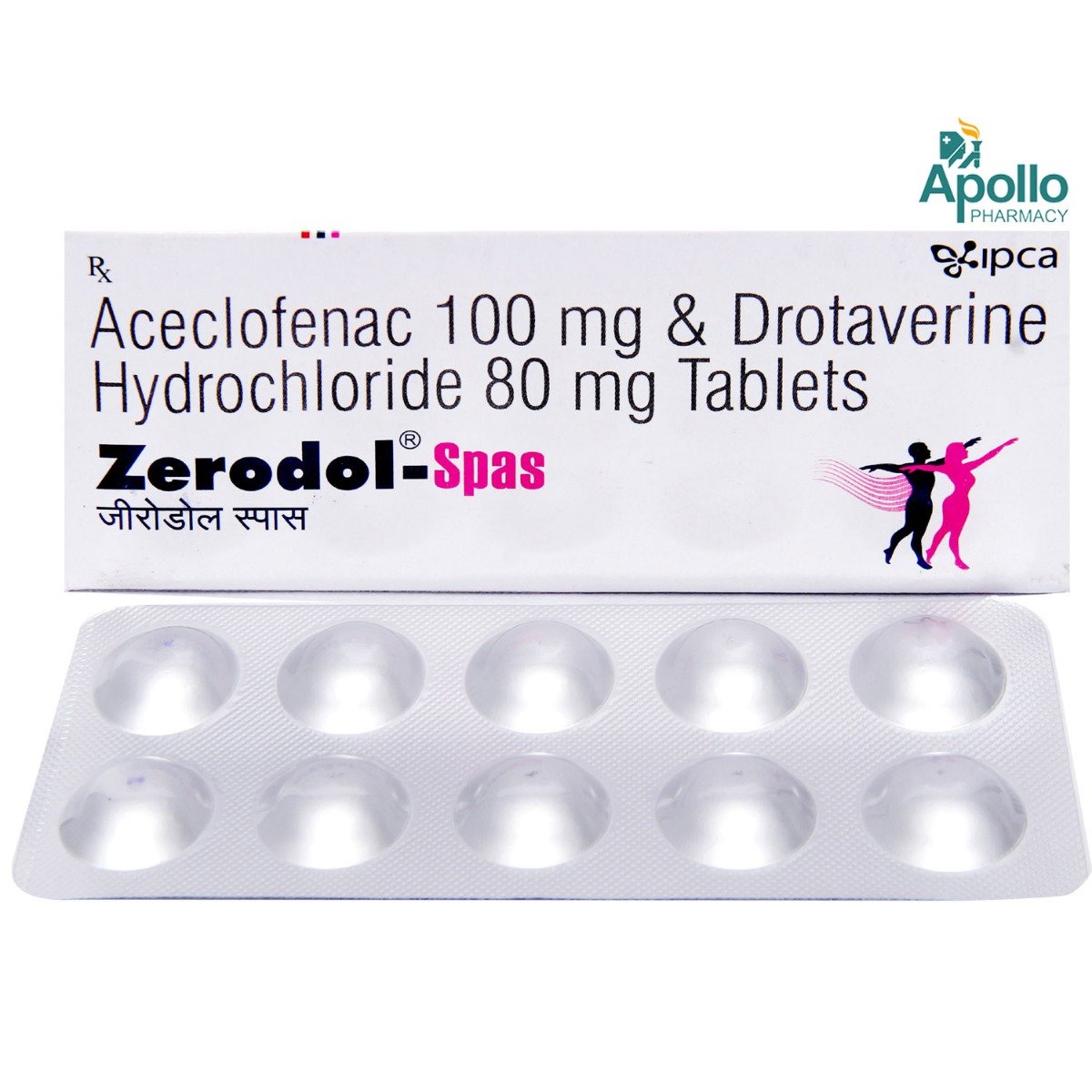 Zerodol-Spas Tablet 10's, Pack of 10 TABLETS Zerodol-Spas Tablet 10's, Pack of 10 TABLETS