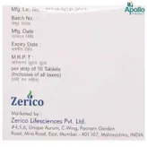 Zericlav 625 mg Tablet 10's, Pack of 10 TabletS