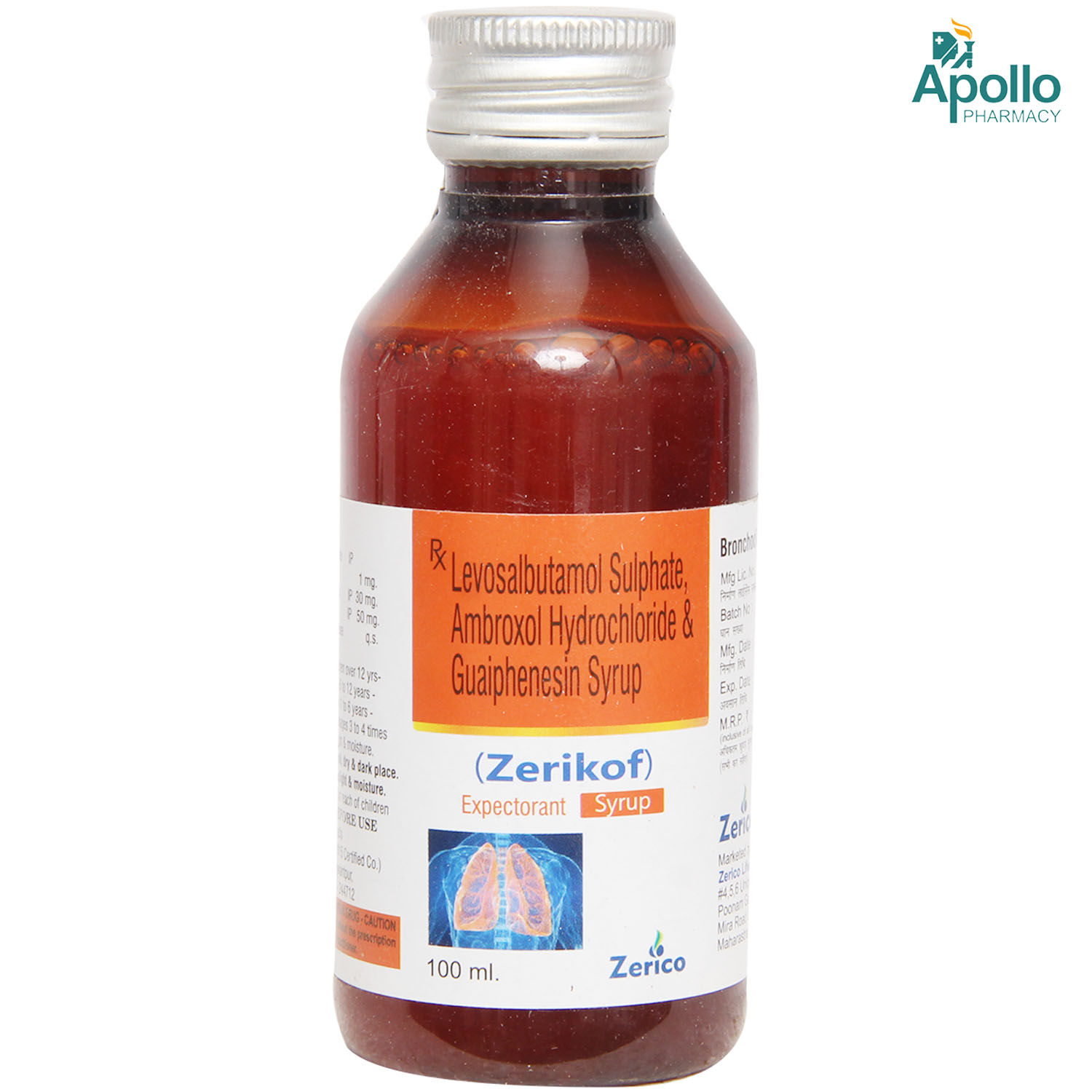 Buy Zerikof Syrup 100 ml Online