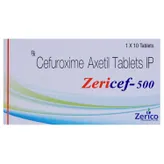 Zericef-500 Tablet 10's, Pack of 10 TABLETS