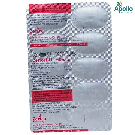Zericef-O Tablet 10's