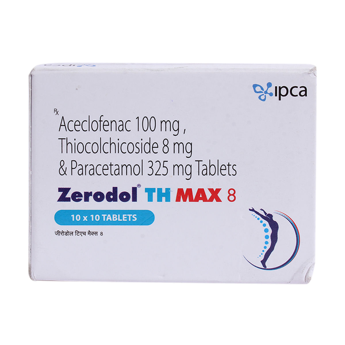 Zerodol TH Max 8 Tablet 10's Price, Uses, Side Effects, Composition