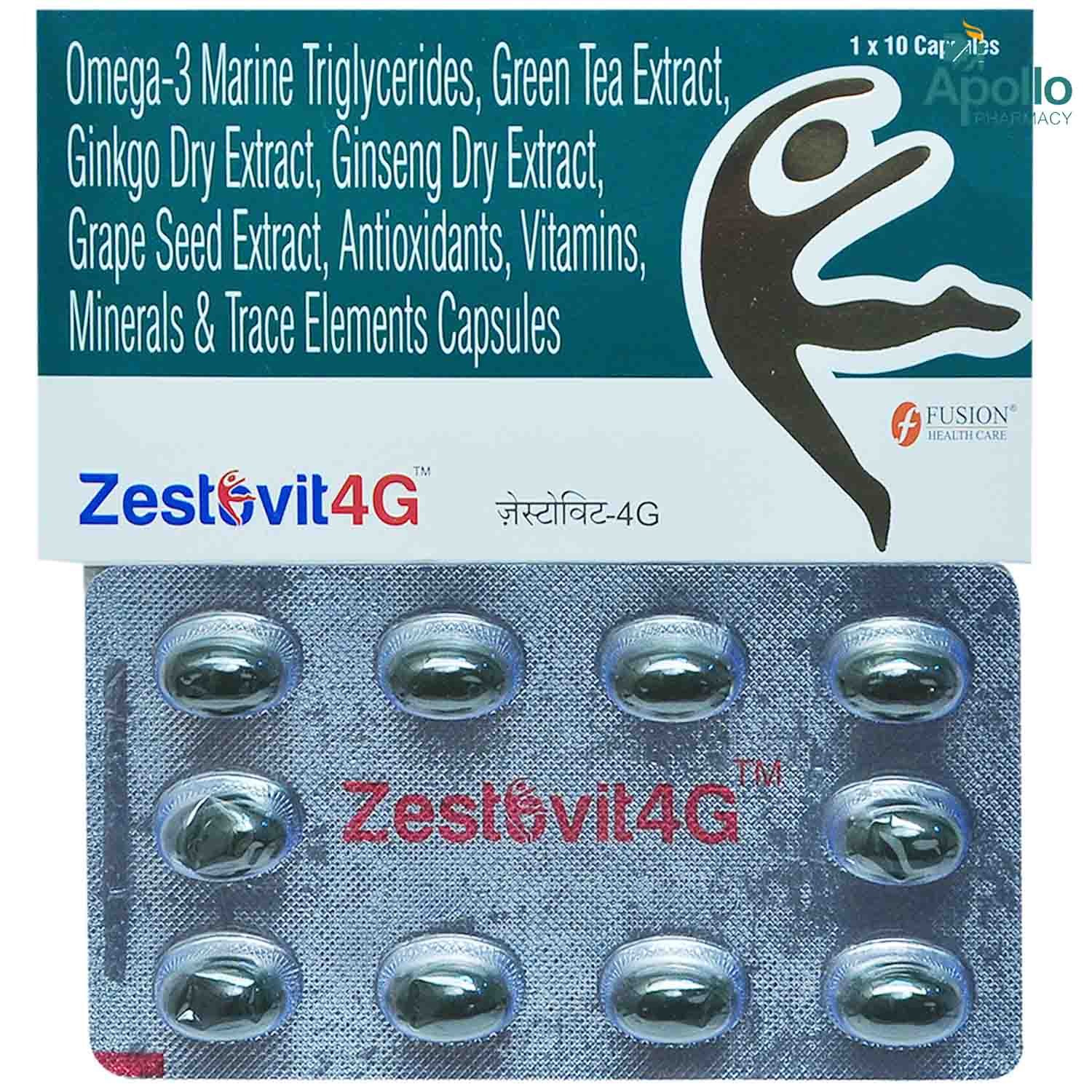 Zestovit 4G Capsule 10's, Pack of 10 Zestovit 4G Capsule 10's, Pack of 10
