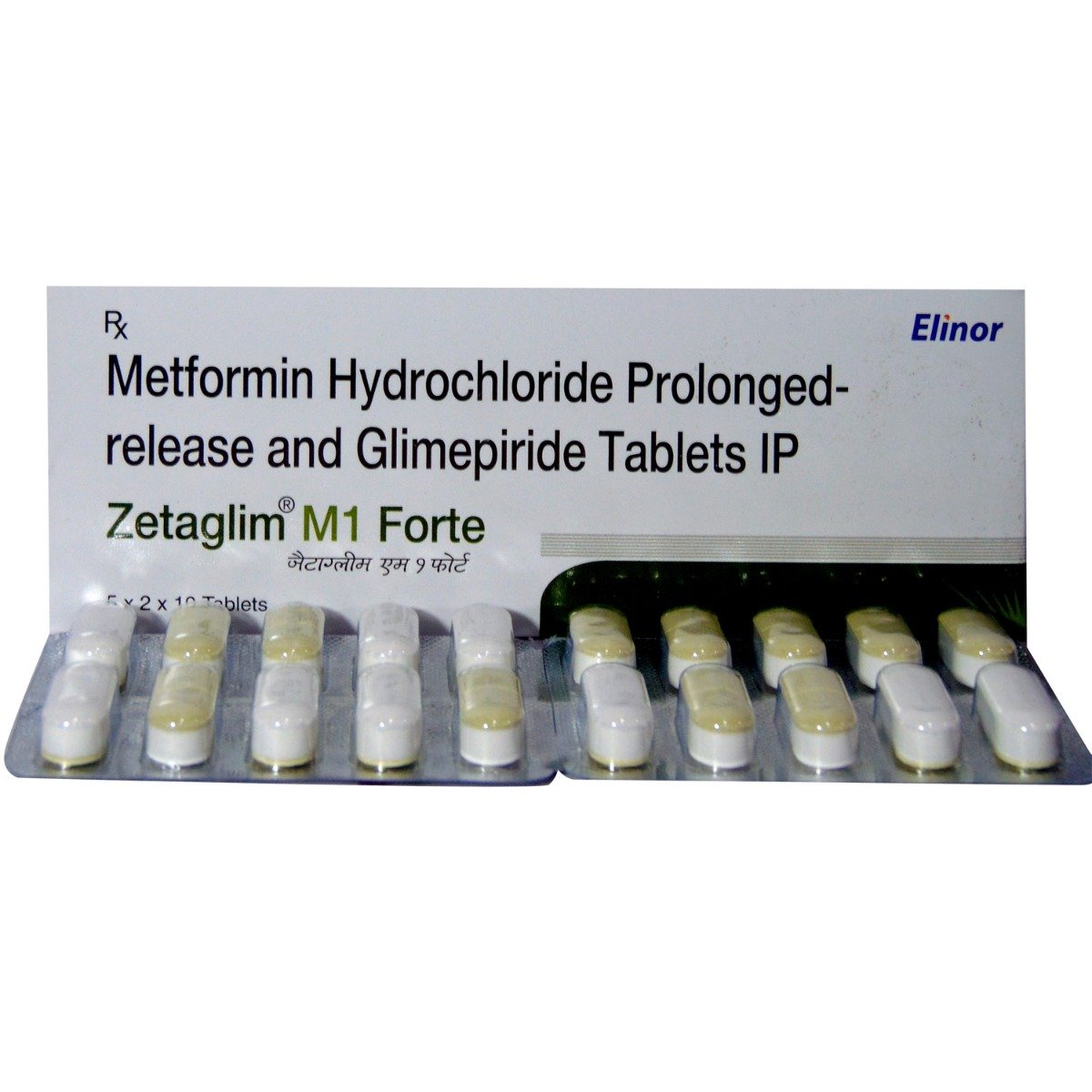 Zetaglim M1 Forte Tablet 10's, Pack of 10 TABLETS Zetaglim M1 Forte Tablet 10's, Pack of 10 TABLETS