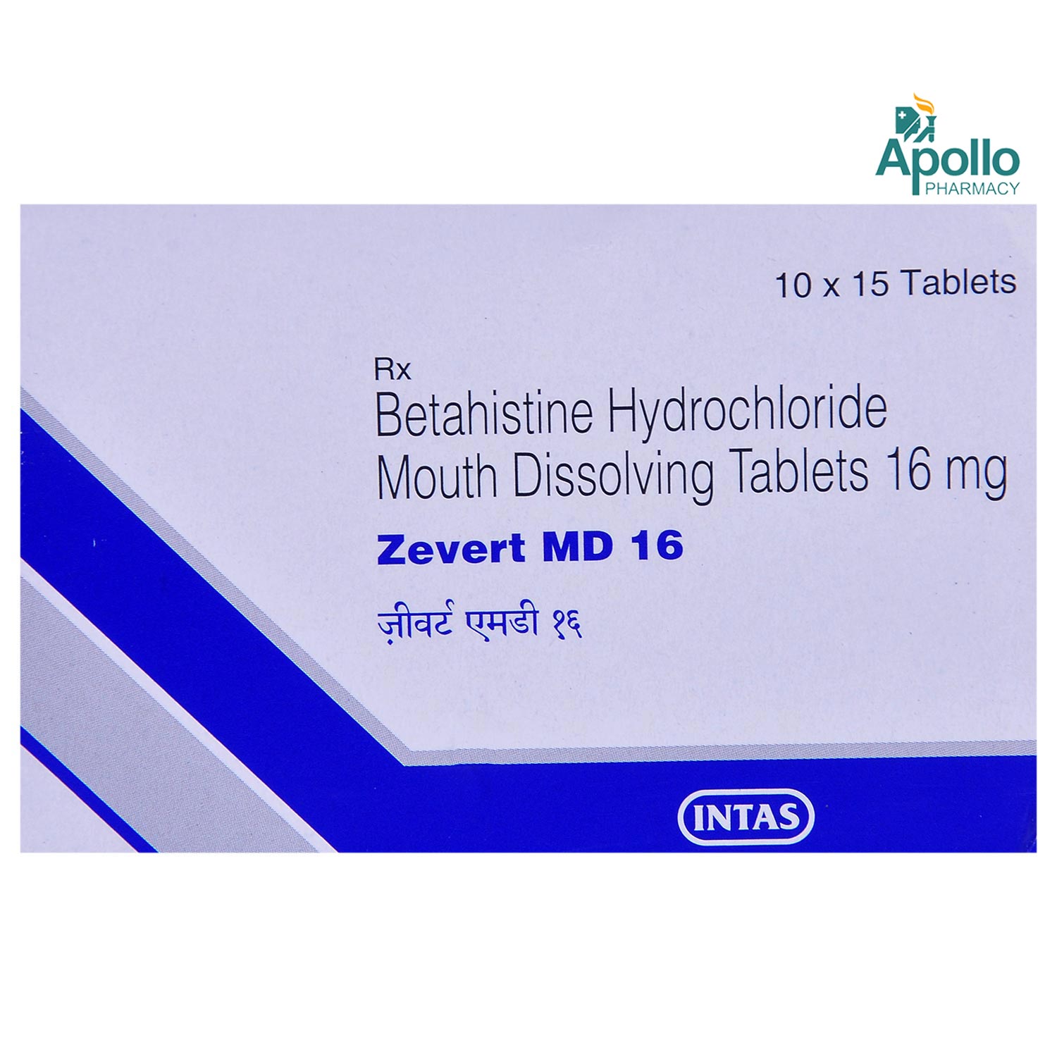 Zevert MD 16 Tablet 15's, Pack of 15 TABLETS Zevert MD 16 Tablet 15's, Pack of 15 TABLETS