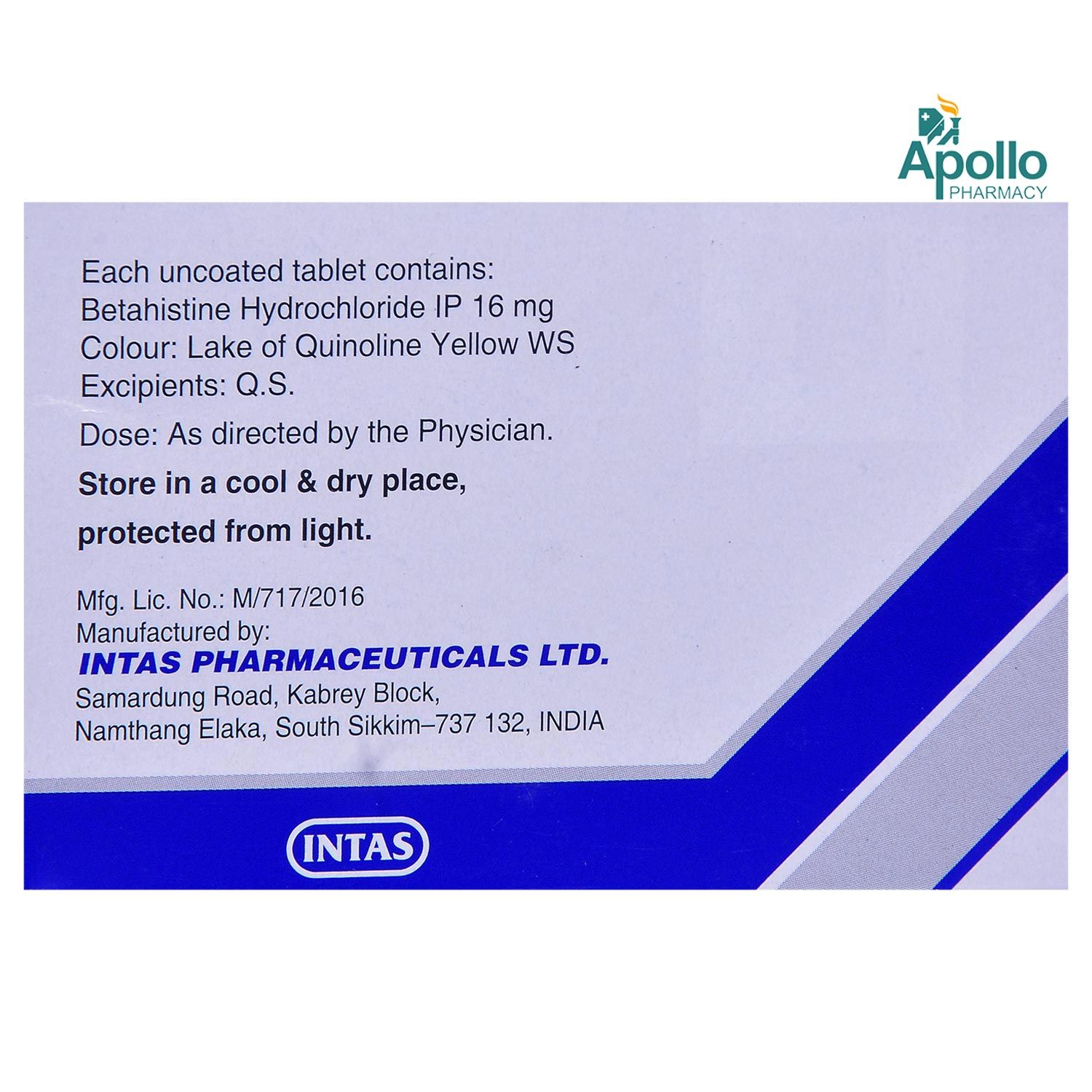 Zevert MD 16 Tablet 15's Price, Uses, Side Effects, Composition