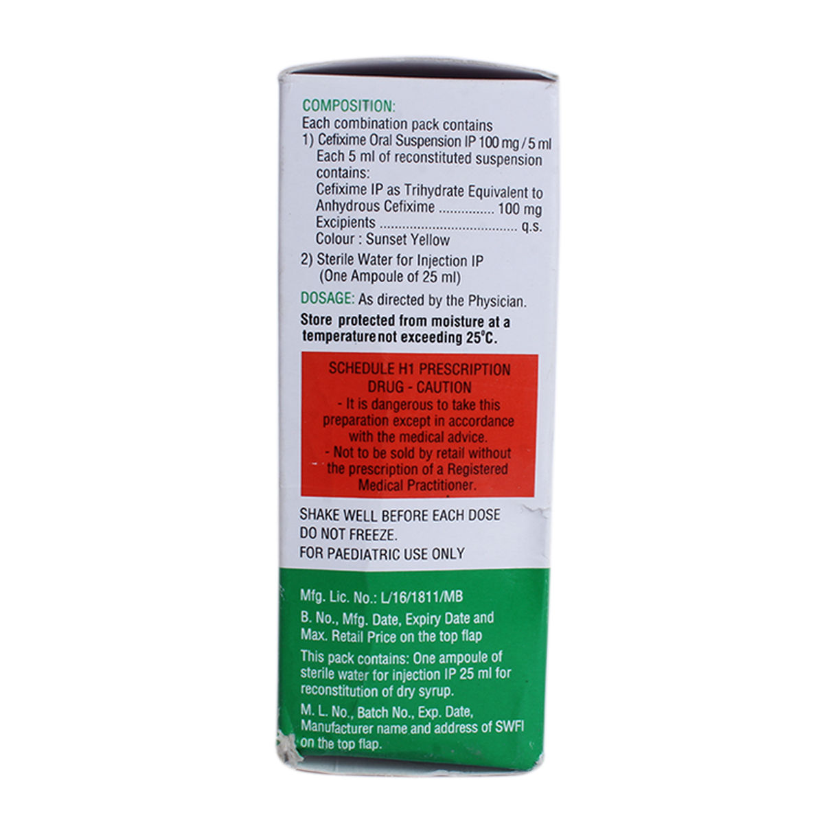 Zifi 100 Dry Syrup 30 ml Price, Uses, Side Effects, Composition Apollo Pharmacy