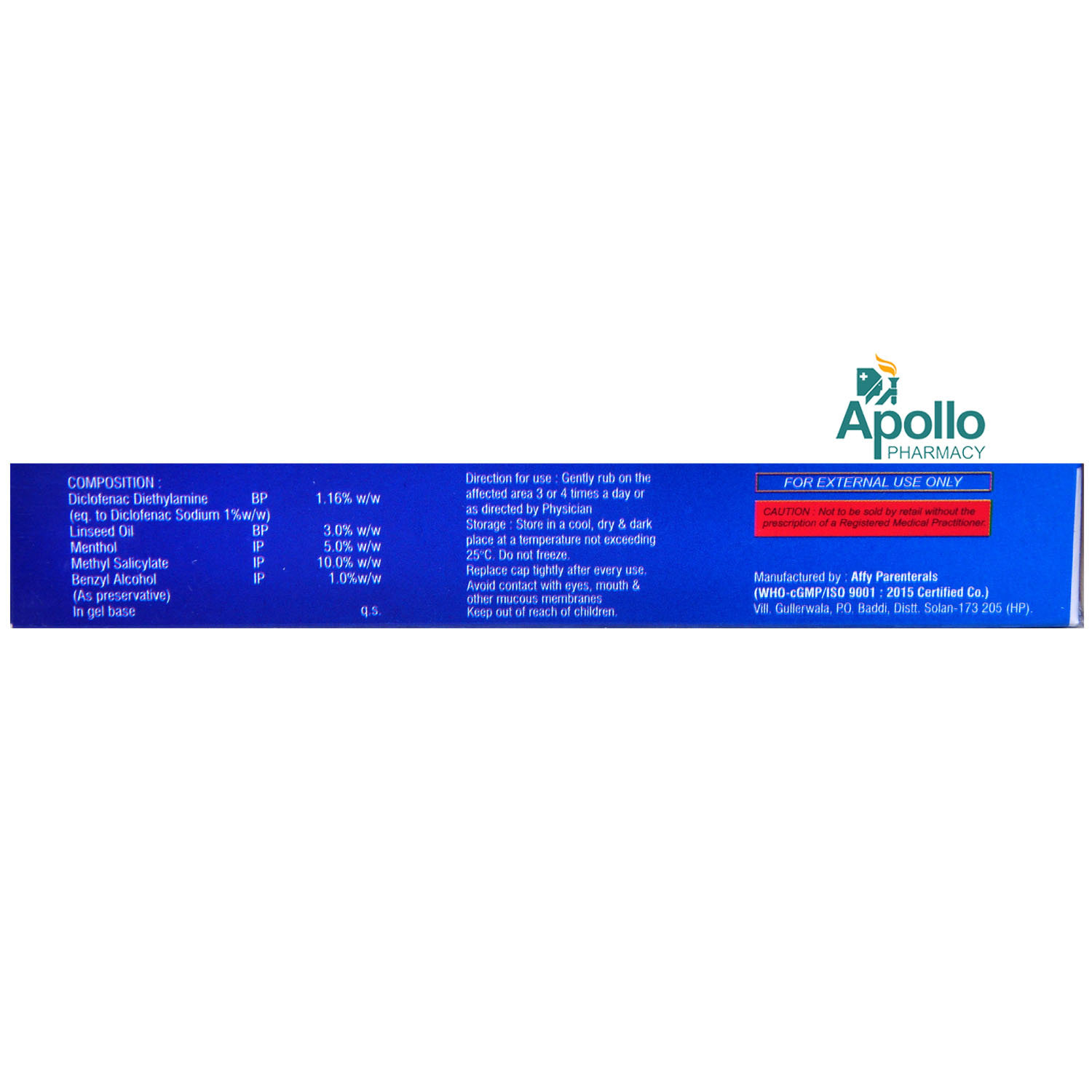 Ziffinac Gel 30 gm, Pack of 1 Gel Ziffinac Gel 30 gm, Pack of 1 Gel