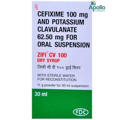 Zifi CV 100 Dry Syrup 30 ml, Pack of 1 Syrup