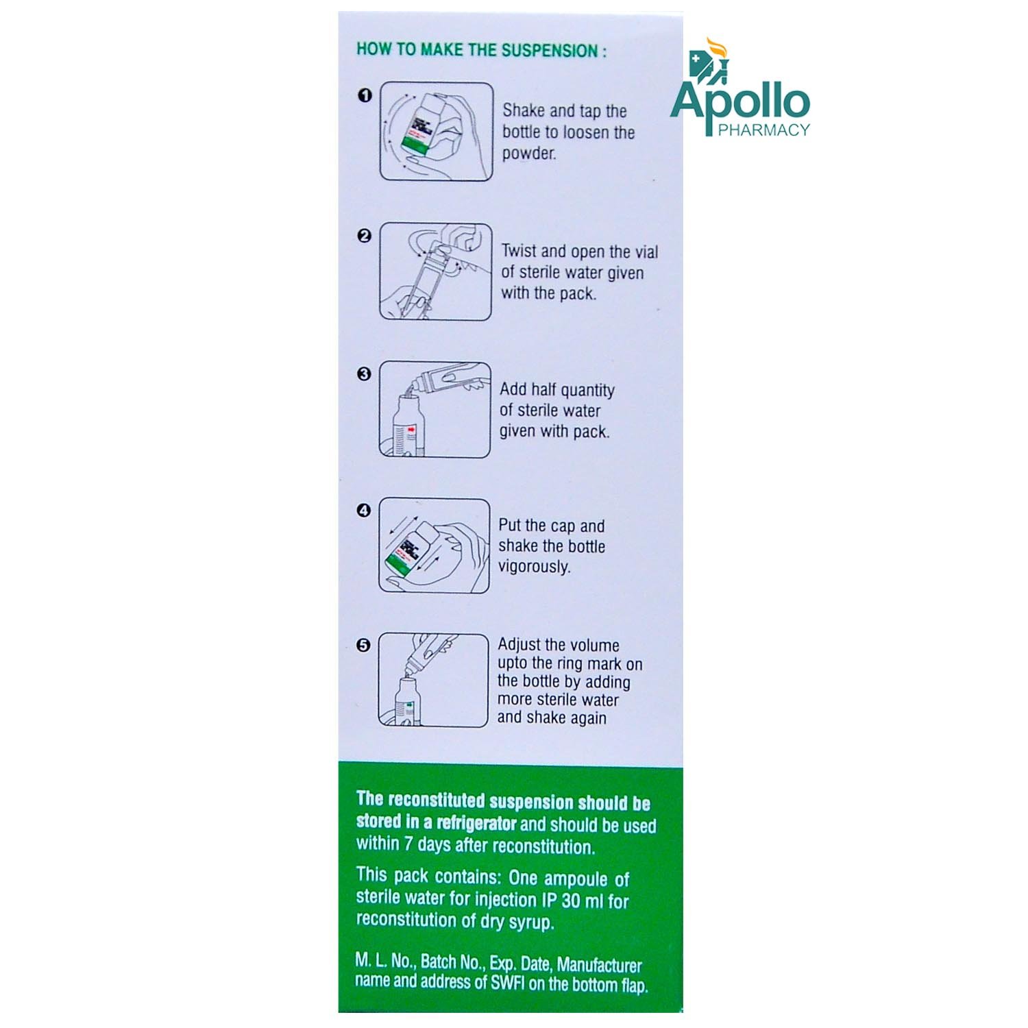 Zifi CV 100 Dry Syrup 30 ml, Pack of 1 Syrup Zifi CV 100 Dry Syrup 30 ml, Pack of 1 Syrup