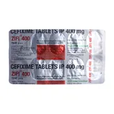 Zifi 400 Tablet 10's, Pack of 10 TABLETS