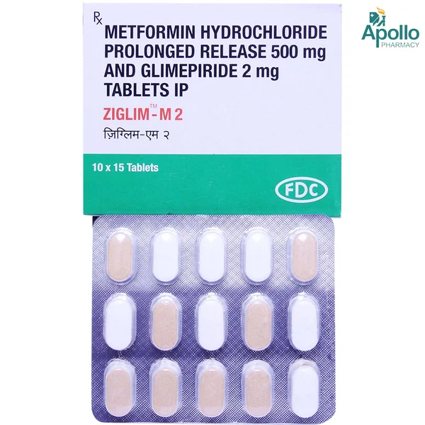 Ziglim M 2 Tablet 15's