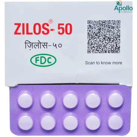 Zilos-50 Tablet 10's