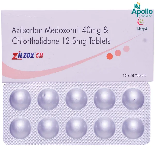 Zilzox CH 40 mg/12.5 mg Tablet 10's
