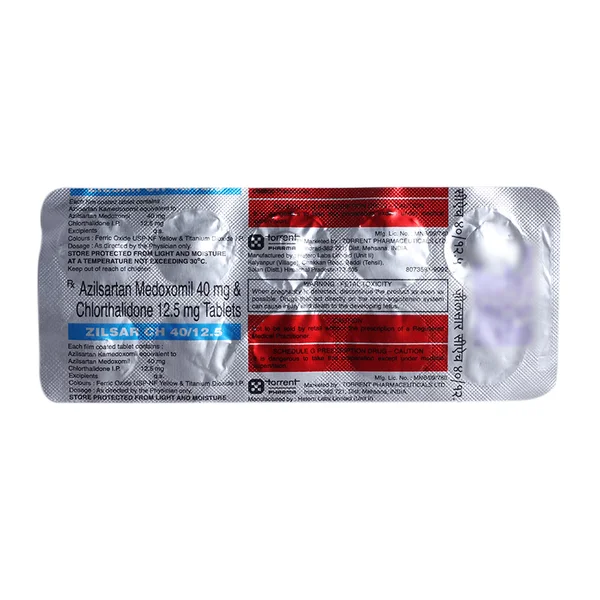 Zilsar CH 40/12.5 Tablet 10's