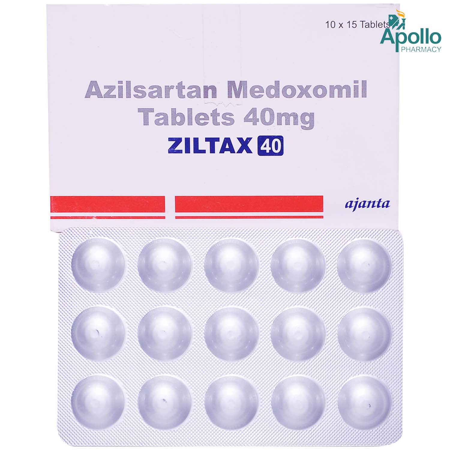 Ziltax 40 Tablet 15's, Pack of 15 TabletS Ziltax 40 Tablet 15's, Pack of 15 TabletS