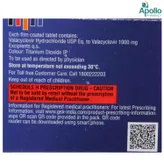 Zimivir 1000 Tablet 3's, Pack of 3 TabletS