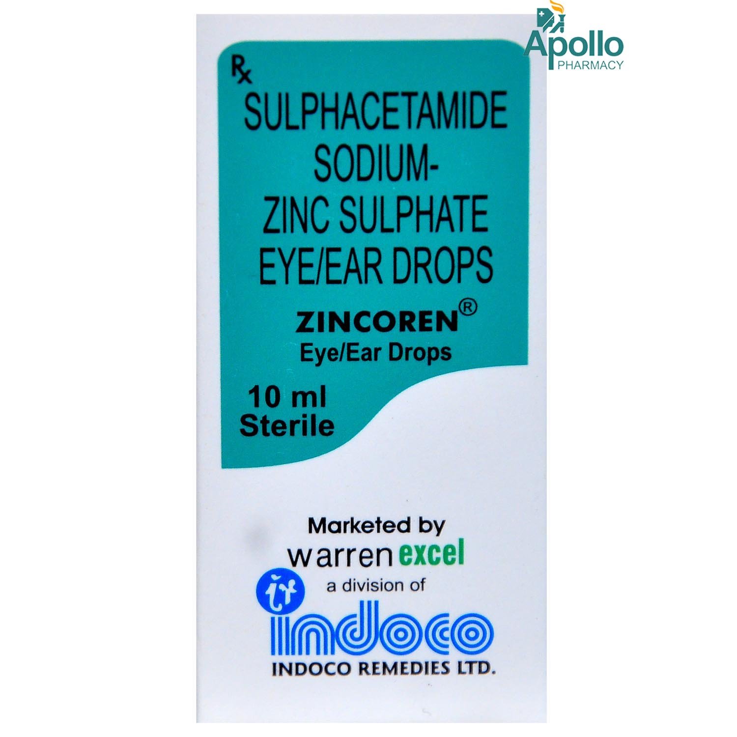 Zincoren Eye/Ear Drops 10 ml Zincoren Eye/Ear Drops 10 ml