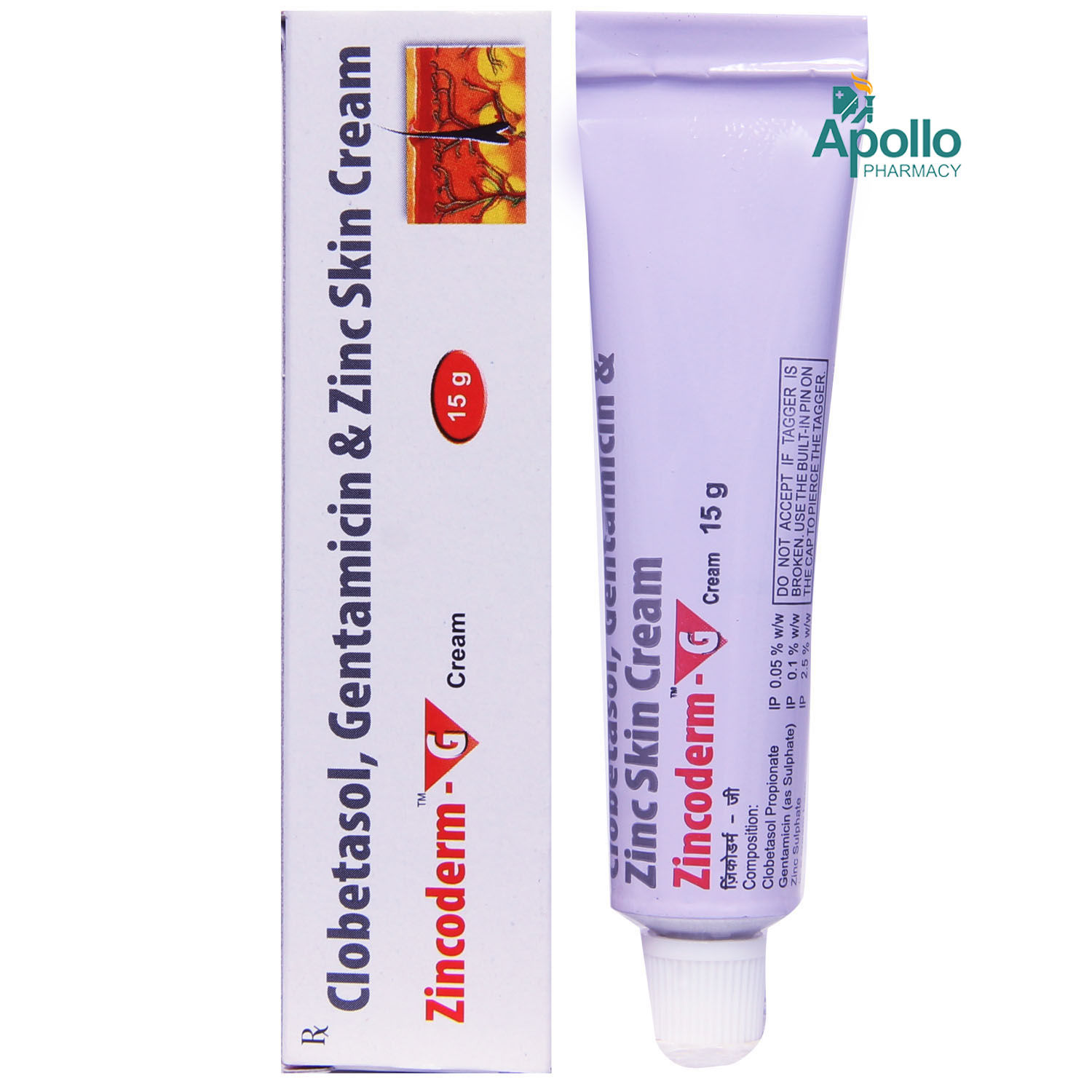 Buy ZINCODERM G CREAM 15GM Online