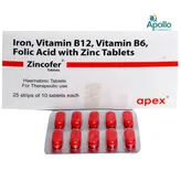 Zincofer Tablet 10's, Pack of 10 TABLETS