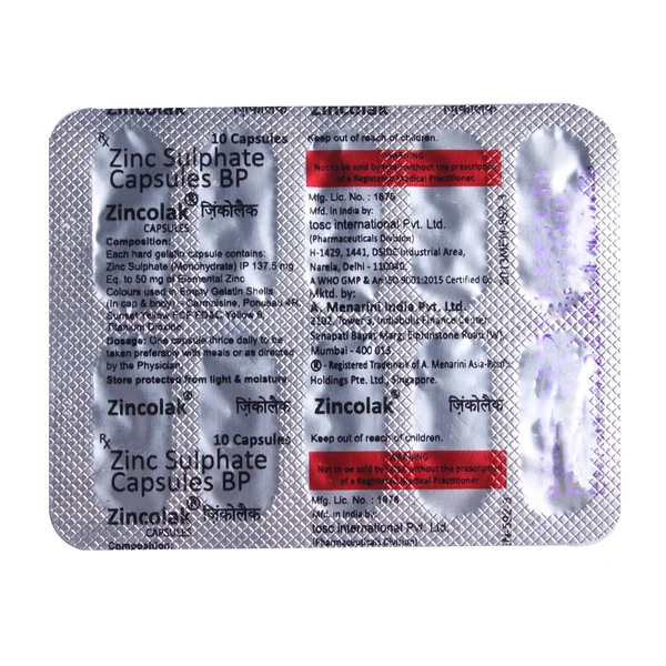 Zincolak Capsule 10's