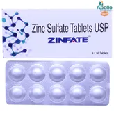 Zinfate Tablet 10's, Pack of 10 TabletS