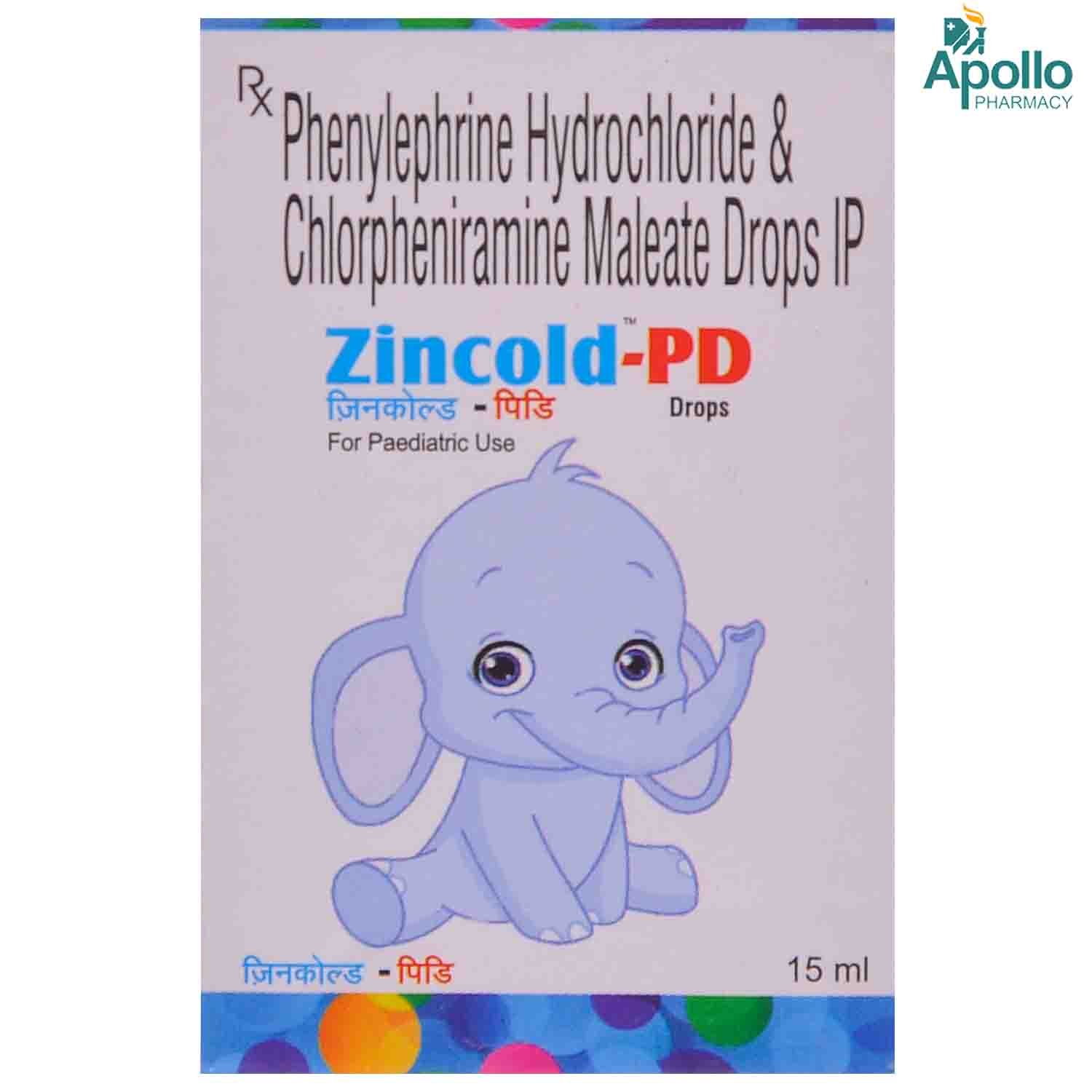 Zincold PD Drops 15 ml, Pack of 1 Oral Drops Zincold PD Drops 15 ml, Pack of 1 Oral Drops