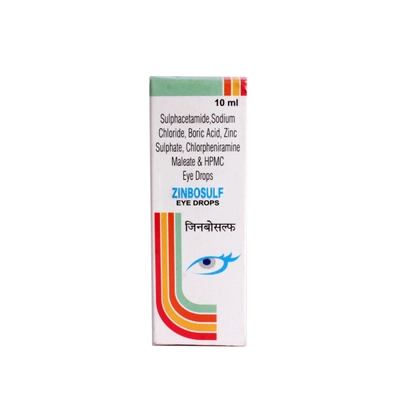 Zinbosulf Eye Drops 10ml, Pack of 1 DROPS