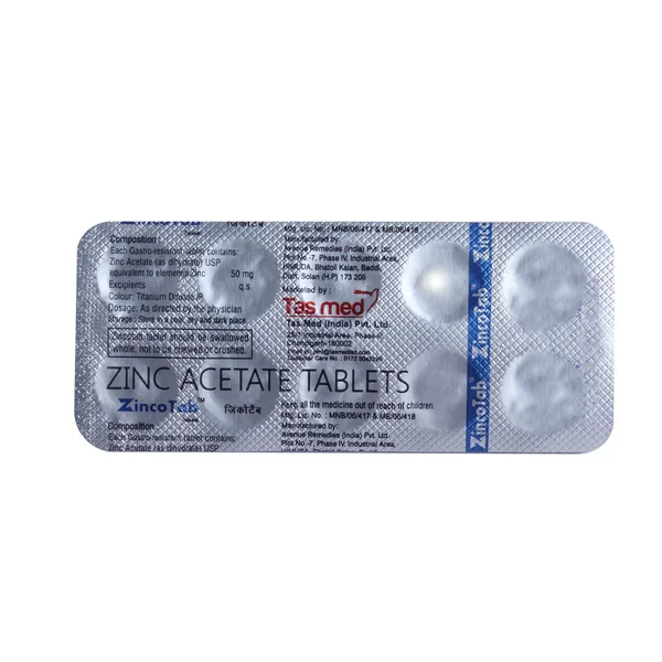 Zincotab Tablet 10's, Pack of 10 TabletS