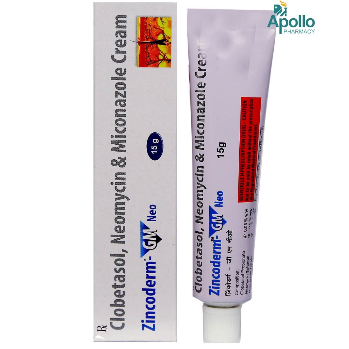 Zincoderm GM Neo Cream 15 gm Price, Uses, Side Effects, Composition