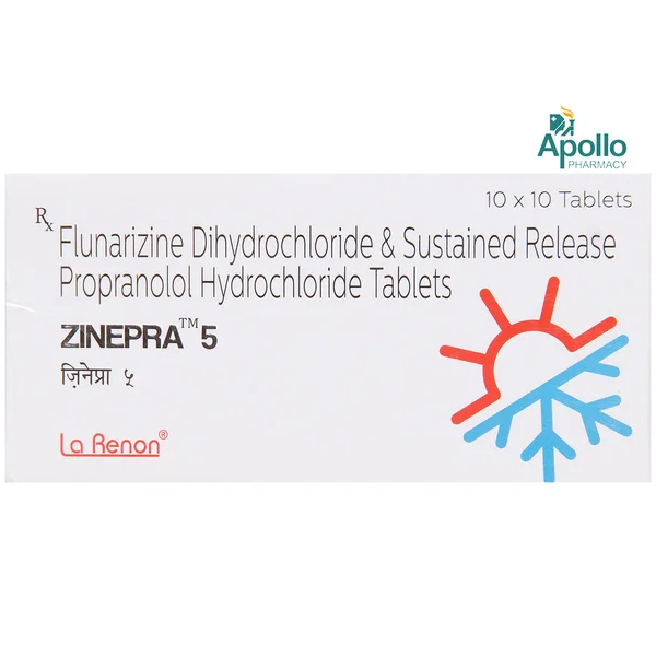 Zinepra 5 Tablet 10's, Pack of 10