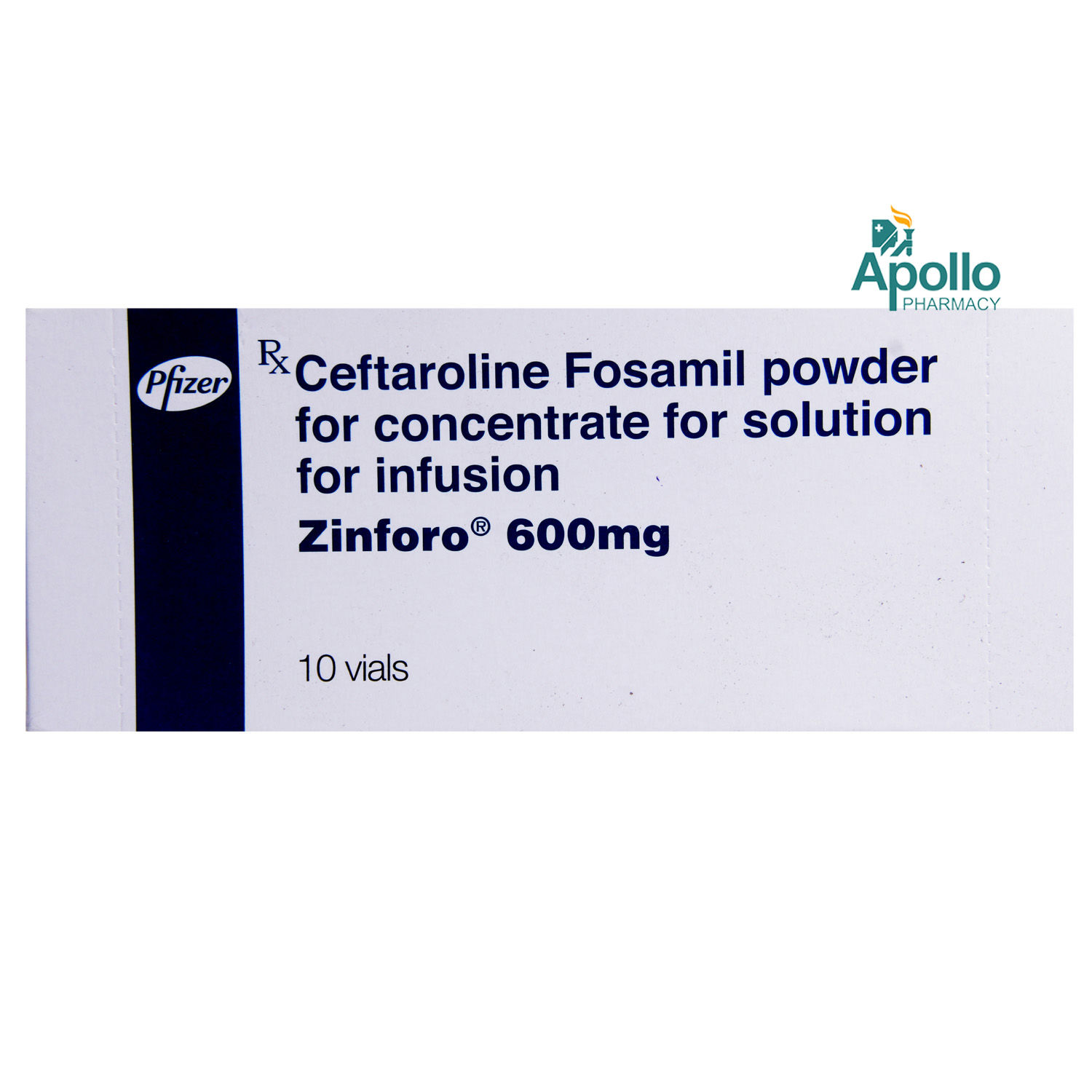 Buy Zinforo 600mg Injection 1's Online