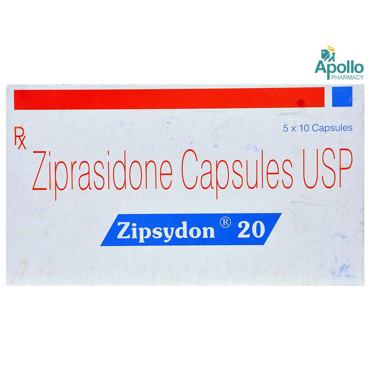 Buy Zipsydon 20 Capsule 10's Online