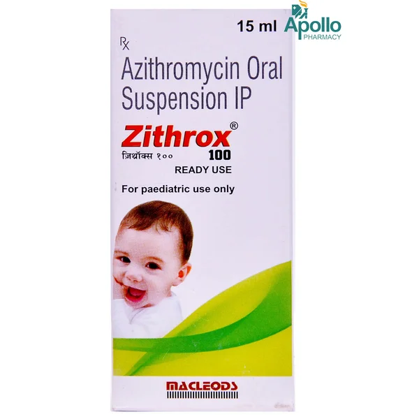 Zithrox 100 Rediuse Suspension 15 ml