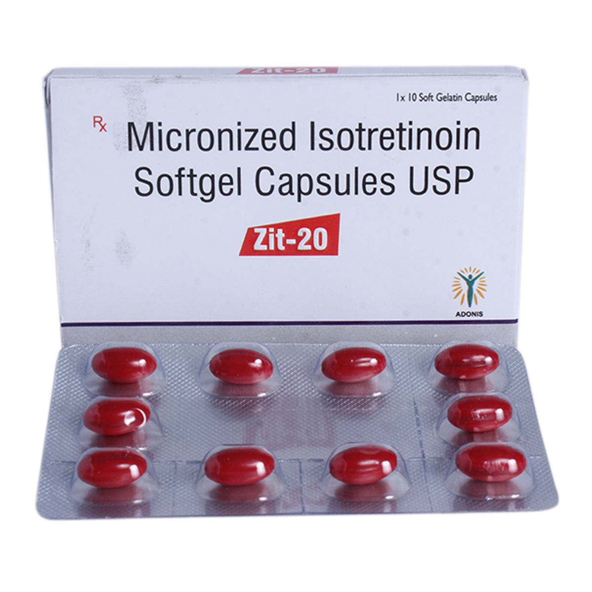 Zit-20 Capsule 10's, Pack of 10 CAPSULES
