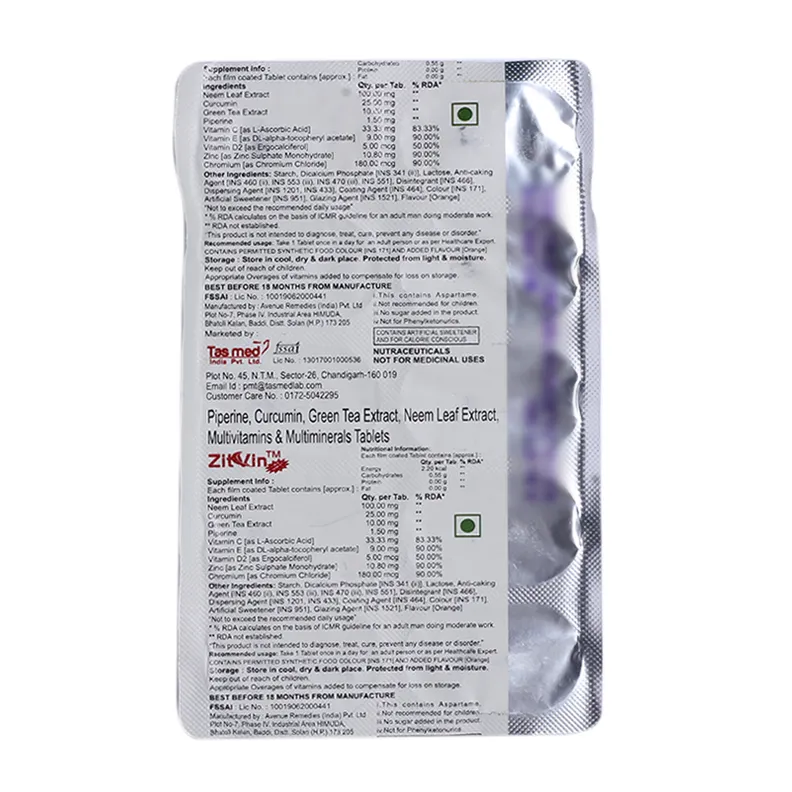 Buy Zitvin Tablet | 19 Minutes Delivery | Apollo Pharmacy