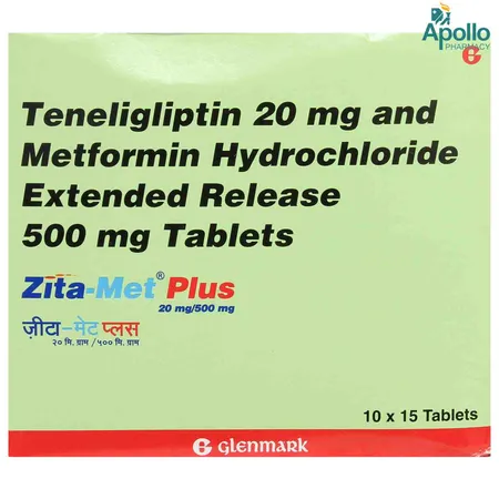 Zita Met Plus 20/500 Tablet 15's
