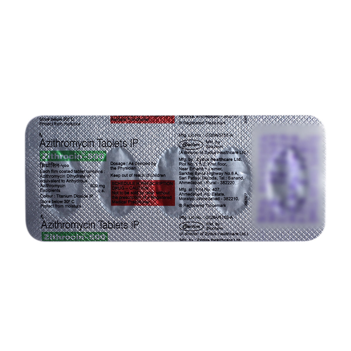 Zithrocin-500 Tablet | Uses, Side Effects, Price | Apollo Pharmacy