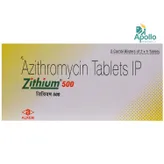 Zithium 500 Tablet 5's, Pack of 5 TabletS