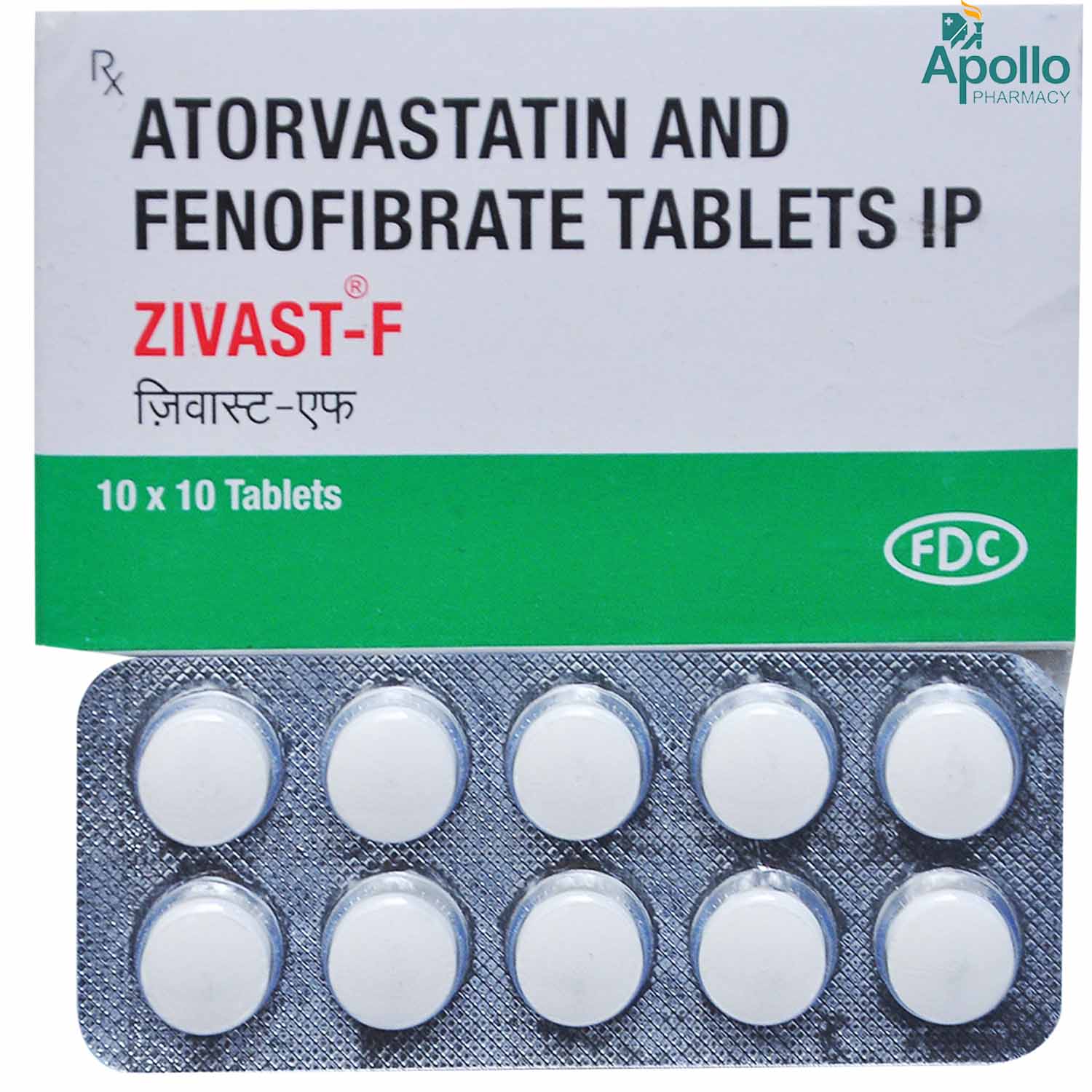 Zivast-F Tablet 10's, Pack of 10 TABLETS Zivast-F Tablet 10's, Pack of 10 TABLETS